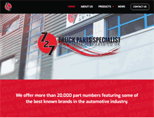 Tablet Screenshot of 727truckparts.co.uk